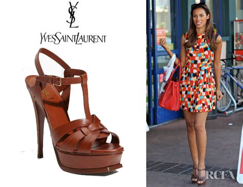 ysl sandals 2020|celebrities wearing ysl tribute sandals.